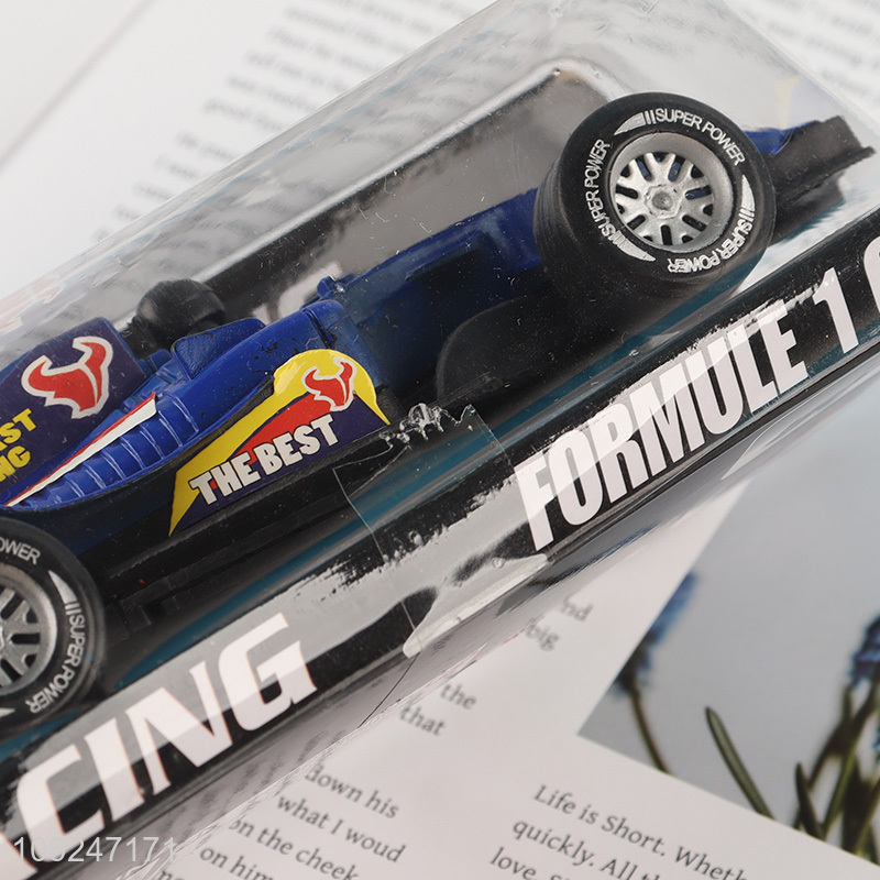 Hot Selling F1 Pull Back Car Toy Metal Racing Car Toy Metal Vehicle Toy