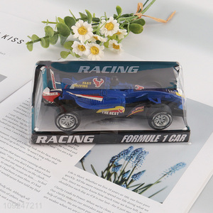China Imports F1 formula Pull Back Car Toy Metal Vehicle Toy for Kids