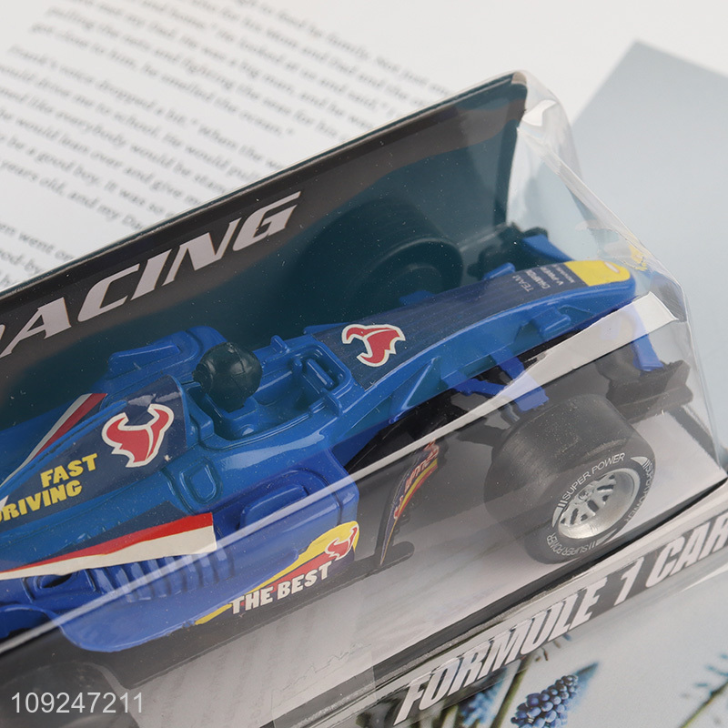 China Imports F1 formula Pull Back Car Toy Metal Vehicle Toy for Kids