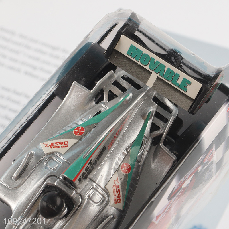 Factory Price F1 Pull Back Car Toy Metal Racing Car Toy for Boys Girls
