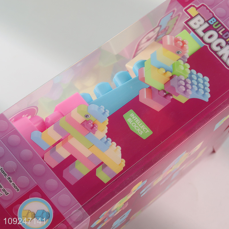 China Wholesale 60 Pieces Plastic Building Blocks Educational Toy for Kids