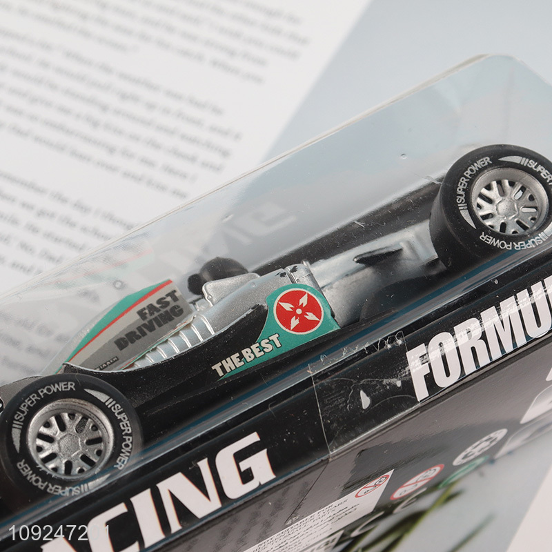 Factory Price F1 Pull Back Car Toy Metal Racing Car Toy for Boys Girls