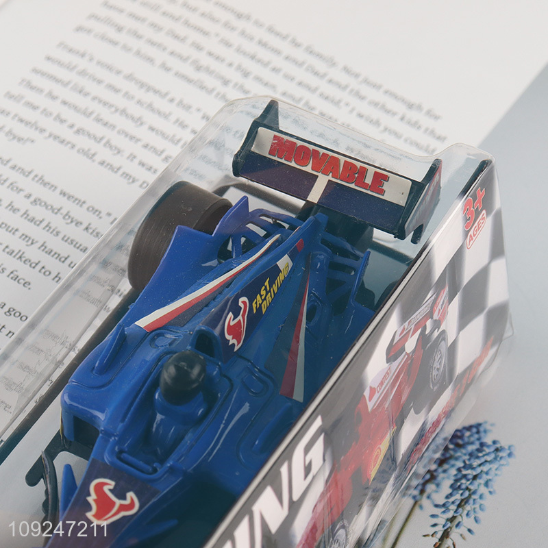 China Imports F1 formula Pull Back Car Toy Metal Vehicle Toy for Kids