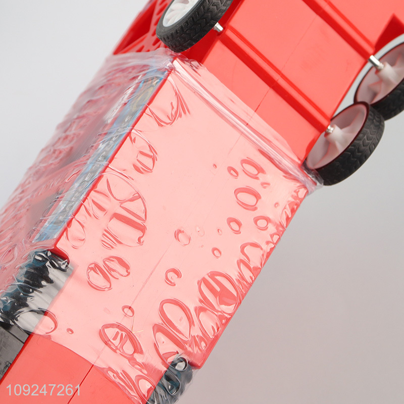 High Quality Inertia Toy Tractor Trailer Toy Set with Pull Back Car