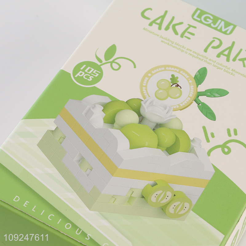 Good Quality 105PCS Mini Building Blocks Toy Set Mini Cake Building Blocks