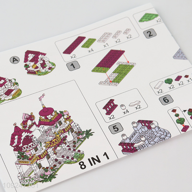 New Product 81 Pieces Mini Building Blocks Toy Set for Kids (Garden Castle)