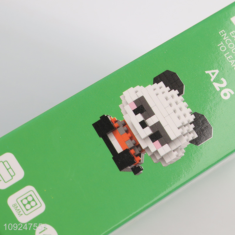 New Product Mini Panda Building Blocks Toy Set Educational Toy for Kids