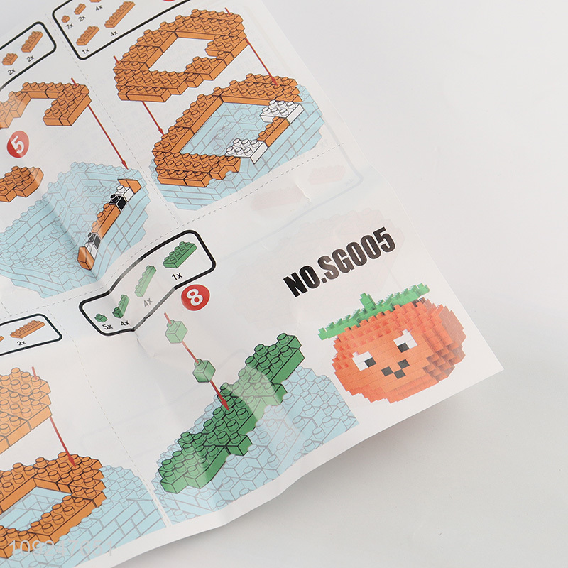 Factory Price Mini Tangerine Building Blocks Mini Building Blocks for Kids 14+