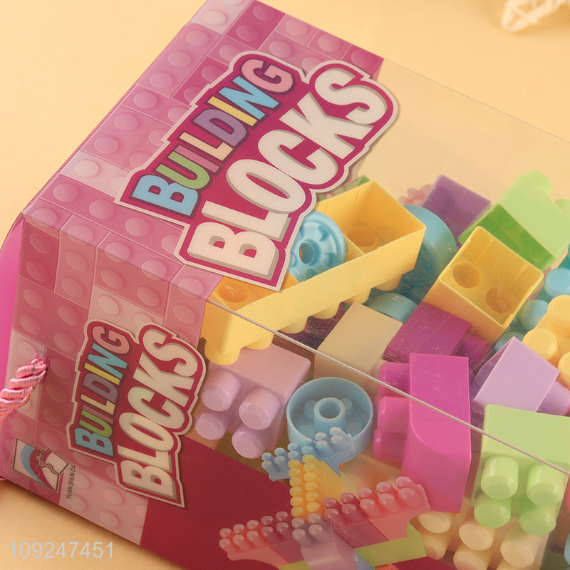 New Product 120 Pieces Plastic Building Blocks Montessori Toy for Kids