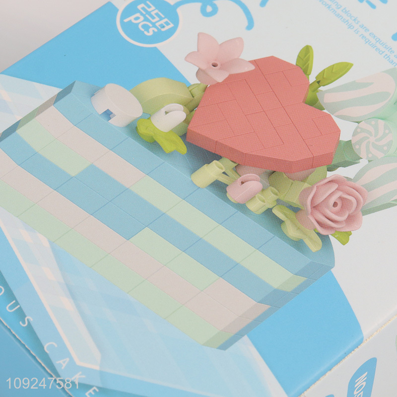 Factory Supply 258PCS Mini Building Blocks Toy Set Mini Cake Building Blocks