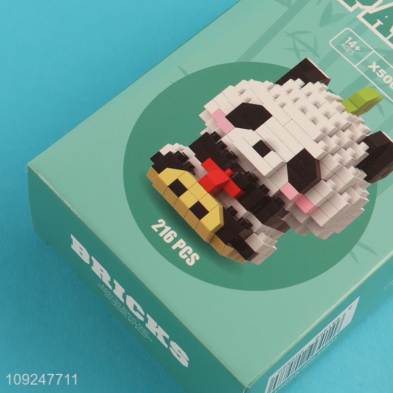 Hot Selling 216PCS Mini Building Blocks Toy Set Mini Panda Building Blocks