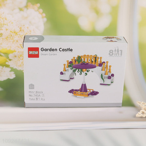 Good Quality 81 Pieces Mini Building Blocks Toy Set for Kids (Garden Castle)