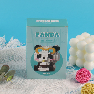 High Quality 196PCS Mini Building Blocks Toy Set Mini Panda Building Blocks