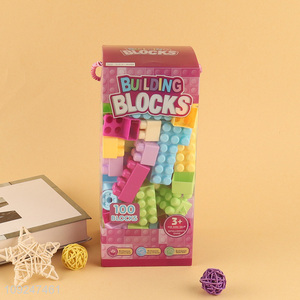 Factory Price 100 Pieces Building Blocks Educational Toys for Boys Girls
