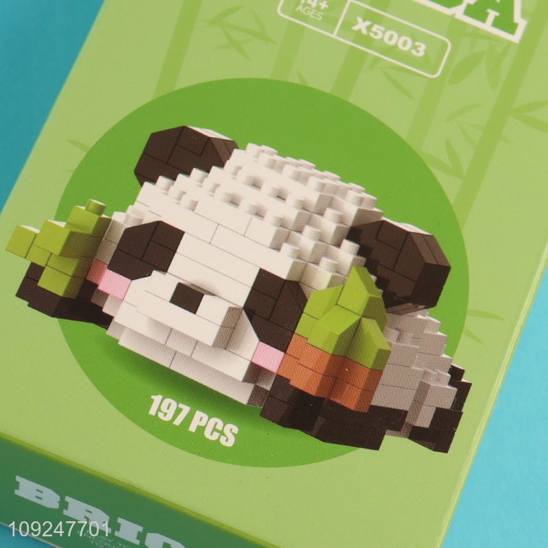 Good Quality 197PCS Mini Building Blocks Toy Set Mini Panda Building Blocks