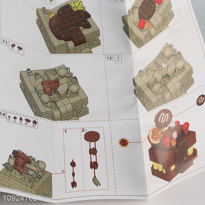 Hot Selling 125PCS Mini Building Blocks Toy Set Mini Cake Building Blocks