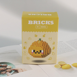 China Wholesale Mini Grapefruit Building Blocks Mini Building Blocks for Kids 14+