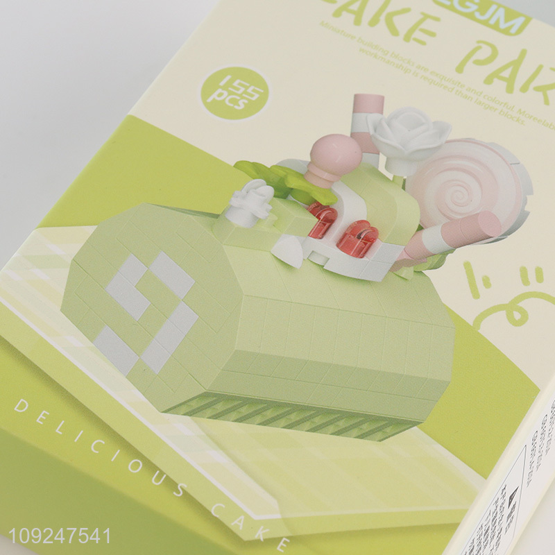 High Quality 155PCS Mini Building Blocks Toy Set Mini Cake Building Blocks