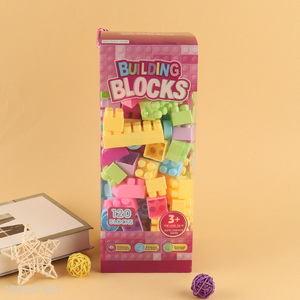 New Product 120 Pieces Plastic Building Blocks Montessori Toy for Kids