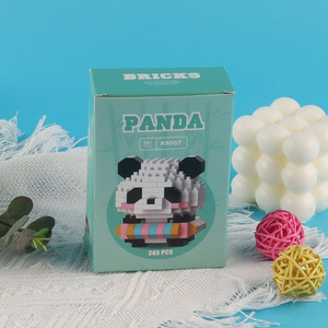 New Arrival 245PCS Mini Building Blocks Toy Set Mini Panda Building Blocks