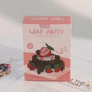 China Wholesale 156PCS Mini Building Blocks Toy Set Mini Cake Building Blocks