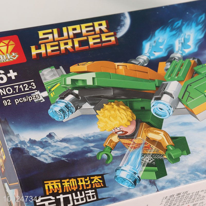 Hot Selling 92 Pieces Building Blocks Kids Educational Toy (Super Hero)