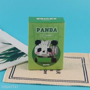 Factory Price 202PCS Mini Building Blocks Toy Set Mini Panda Building Blocks
