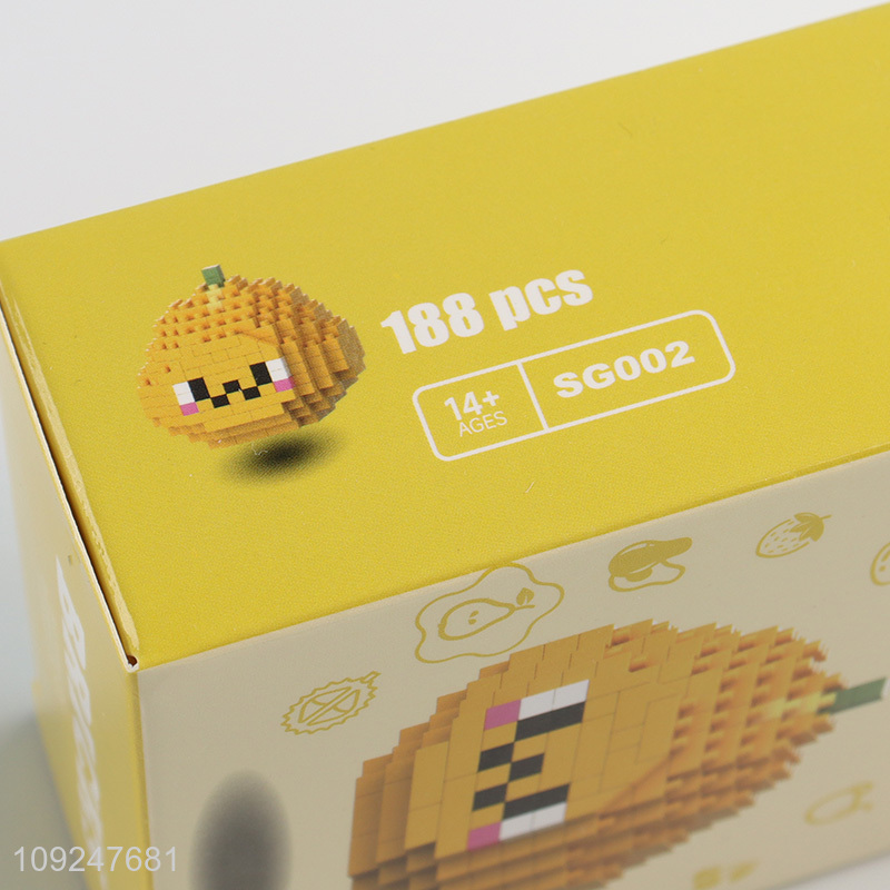 China Wholesale Mini Grapefruit Building Blocks Mini Building Blocks for Kids 14+