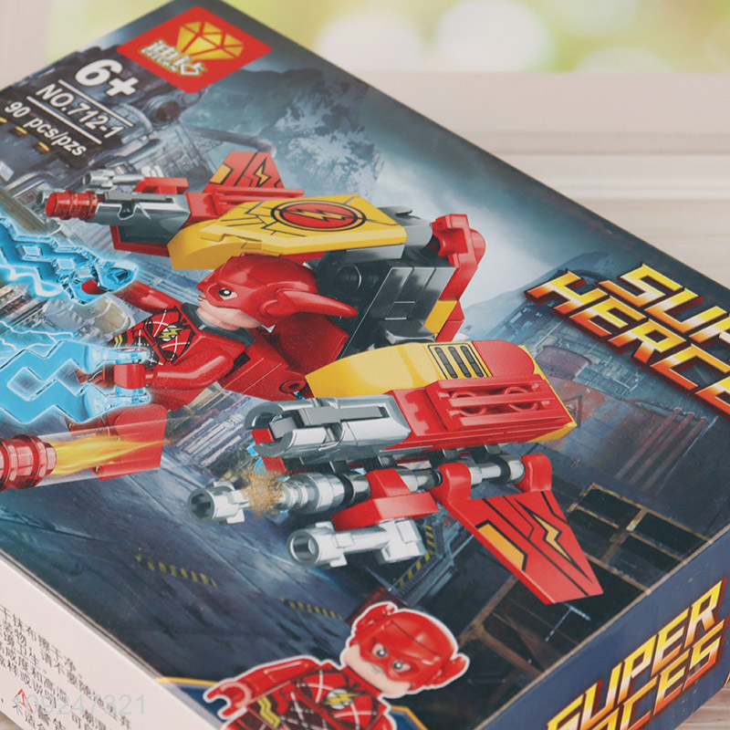 New Arrival 90 Pieces Building Blocks Kids Educational Toy (Super Hero)
