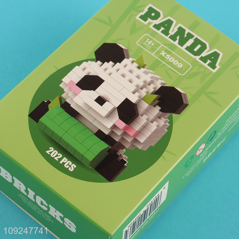 Factory Price 202PCS Mini Building Blocks Toy Set Mini Panda Building Blocks