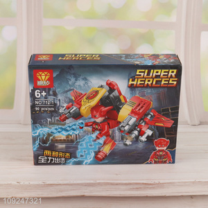 New Arrival 90 Pieces Building Blocks Kids Educational Toy (Super Hero)