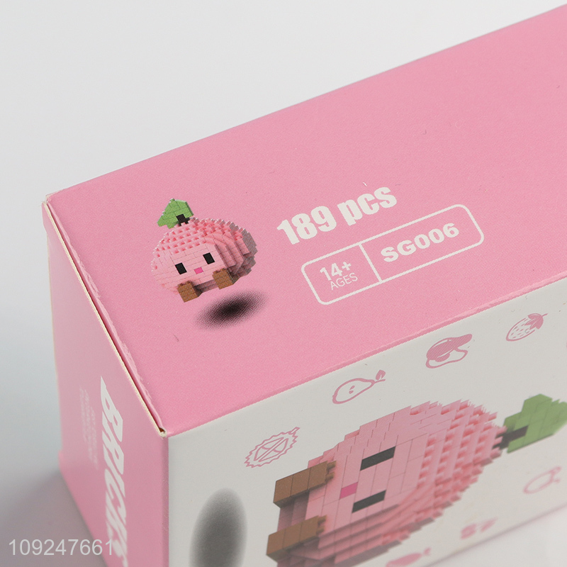 China Imports Mini Peach Building Blocks Set Mini Building Blocks for Kids 14+