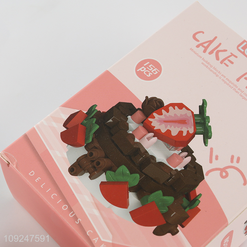 China Wholesale 156PCS Mini Building Blocks Toy Set Mini Cake Building Blocks