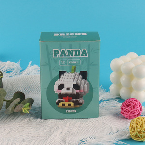 Hot Selling 216PCS Mini Building Blocks Toy Set Mini Panda Building Blocks