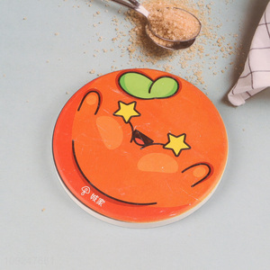 Top quality household thickened round cup coaster cup mat for sale