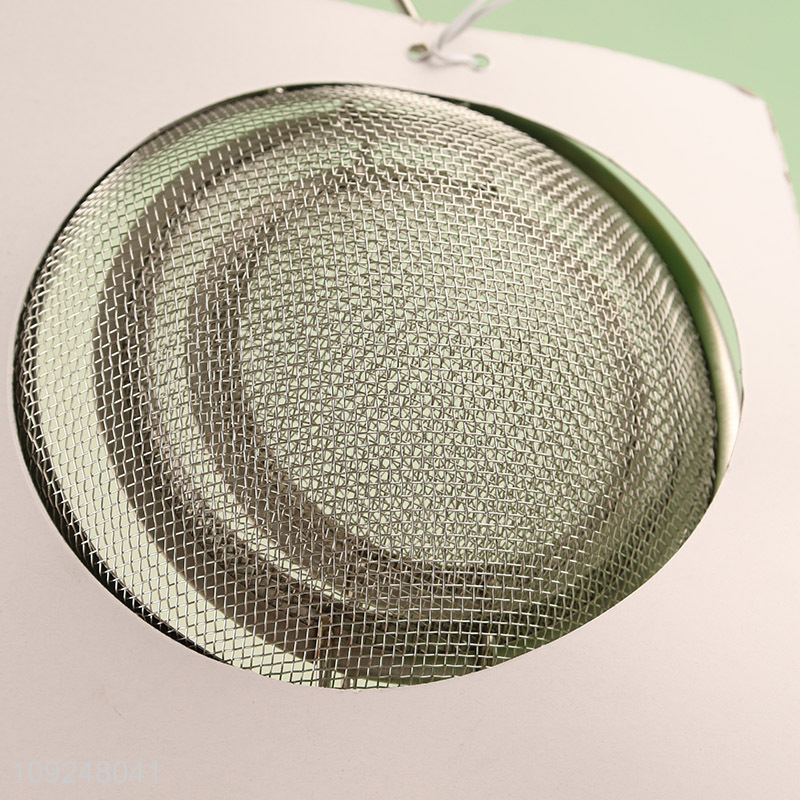 Hot Selling 3 Pieces Stainless Steel Fine Mesh Strainers Kitchen Wire Strainers