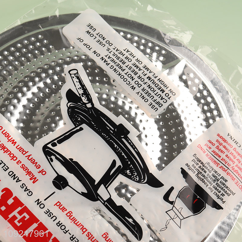 Hot Selling Wooden Handle Simmer Ring Heat Diffuser for Gas & Electric Stove