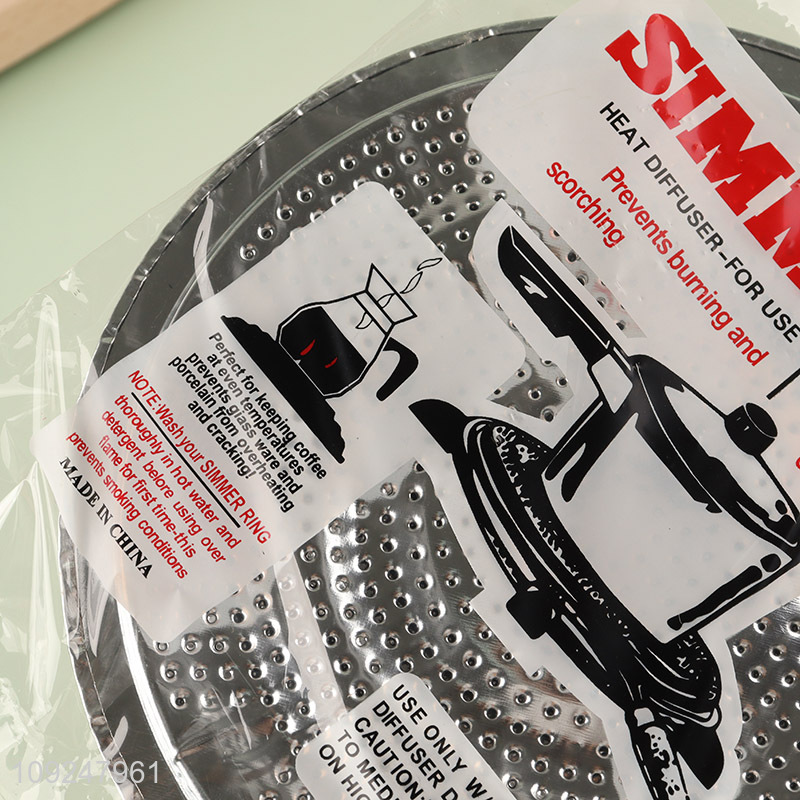 Hot Selling Wooden Handle Simmer Ring Heat Diffuser for Gas & Electric Stove