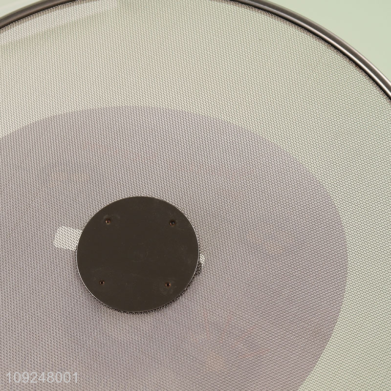 China Imports Stainless Steel Ultra Fine Mesh Splatter Screen with Foldable Knob