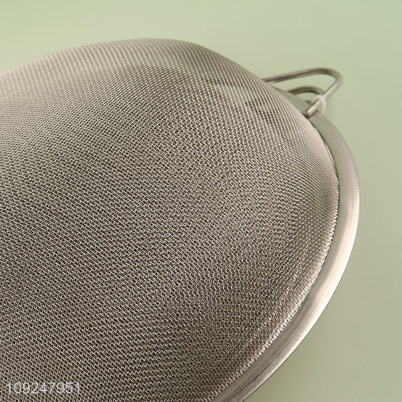Good Quality Stainless Steel Fine Mesh Strainer Sifter for Kitchen Flour Baking