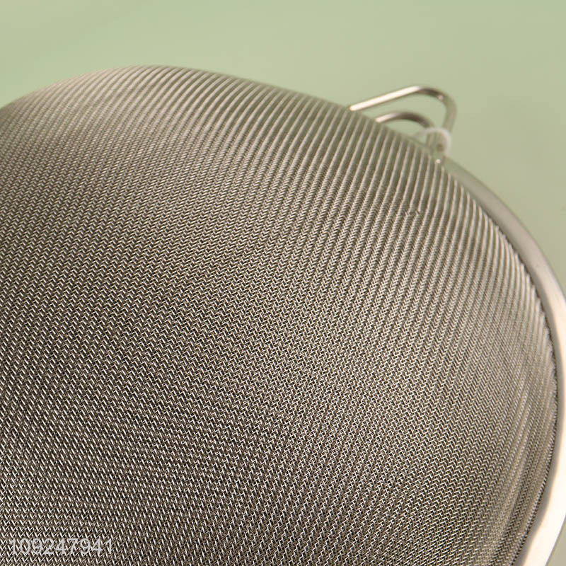 New Arrival Stainless Steel Fine Mesh Strainer Sifter for Kitchen Rice Juice