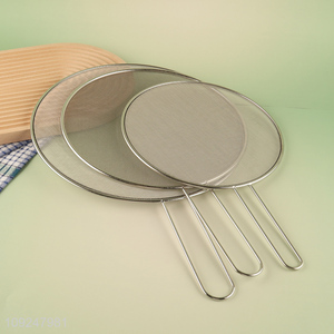 New Product Kitchen Cooking Tools Fine Mesh Splatter Screen for Frying Pan