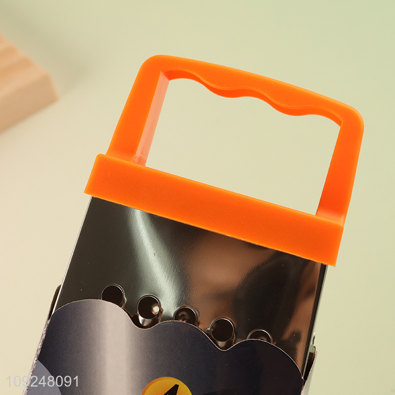 Factory Supply 7 Inch Cheese Grater Stainless Iron 4 Sides Box Grater Kitchen Tools