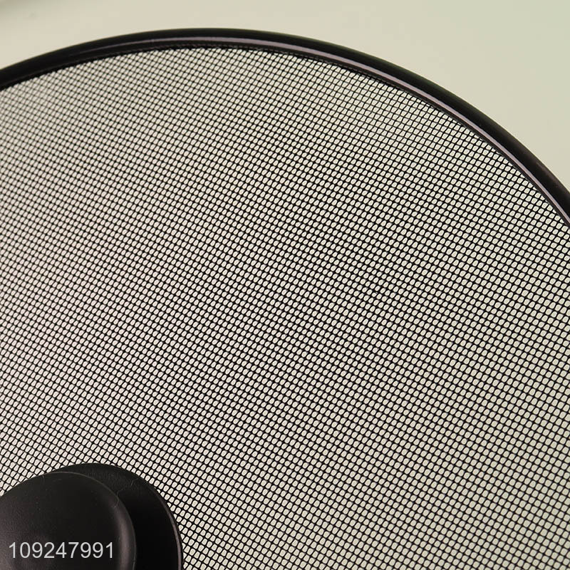 Factory Price Ultra Fine Mesh Splatter Screen Hot Oil Splash Guard with Knob