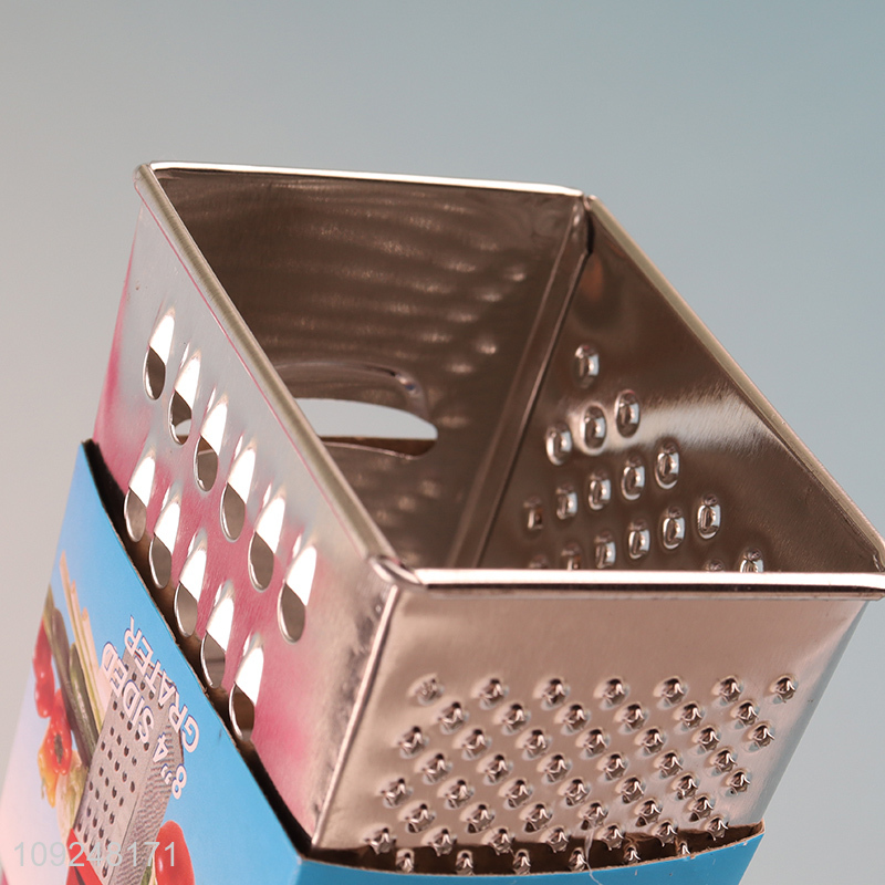 Factory Supply Cheese Grater 4-Sided Box Grater for Vegetables Potatoes Kitchen