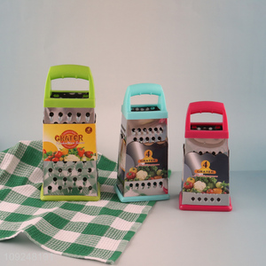 Good Quality Cheese Grater Stainless Iron 4-Sided Box Grater Kitchen Gadgets Tools
