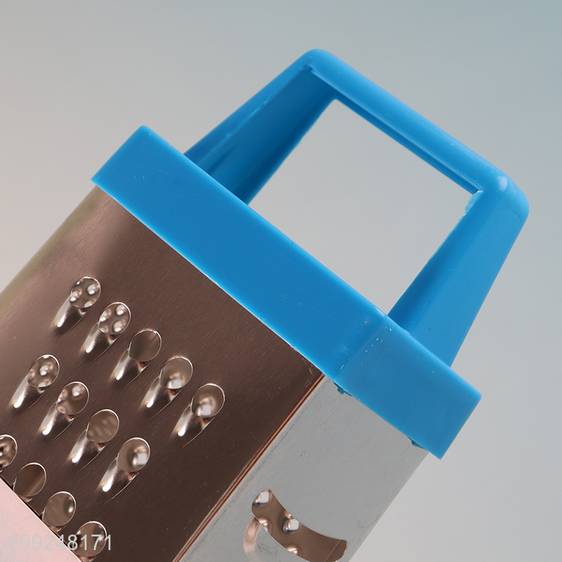 Factory Supply Cheese Grater 4-Sided Box Grater for Vegetables Potatoes Kitchen