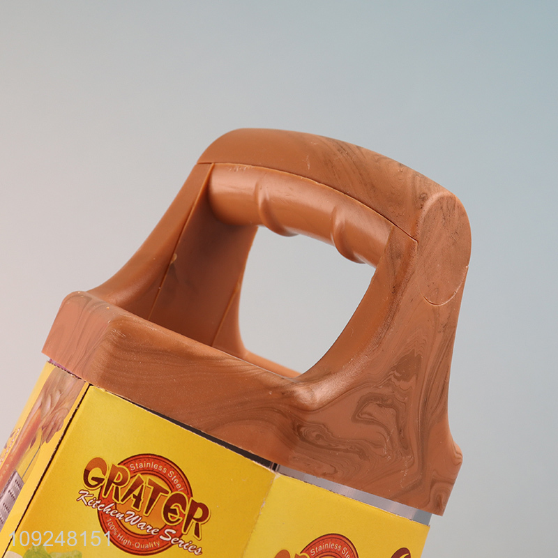 Factory Price Cheese Grater Stainless Iron 6 Sides Cheese Box Grater Kitchen Tools