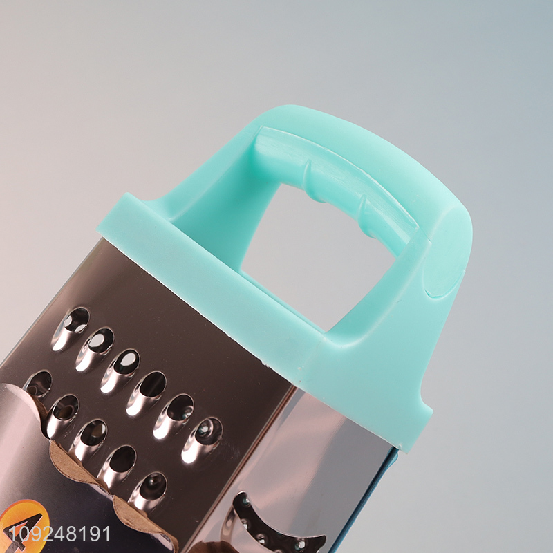 Good Quality Cheese Grater Stainless Iron 4-Sided Box Grater Kitchen Gadgets Tools