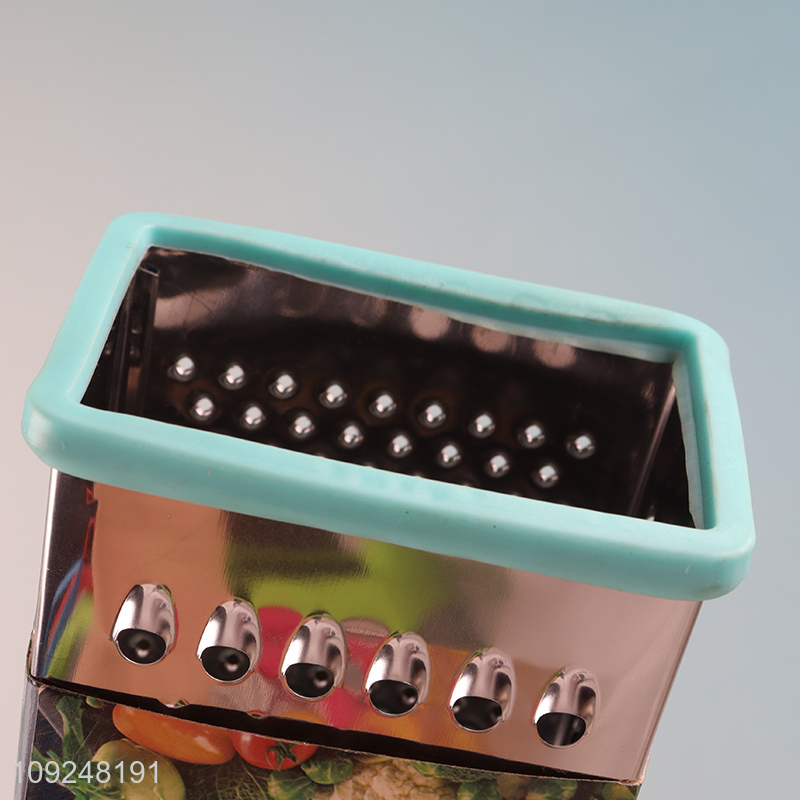 Good Quality Cheese Grater Stainless Iron 4-Sided Box Grater Kitchen Gadgets Tools